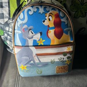 Disney Lady and the Tramp Floral Backpack